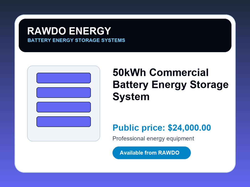 50kWh Commercial Battery Energy Storage System