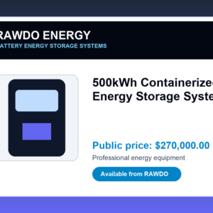500kWh Containerized Energy Storage System
