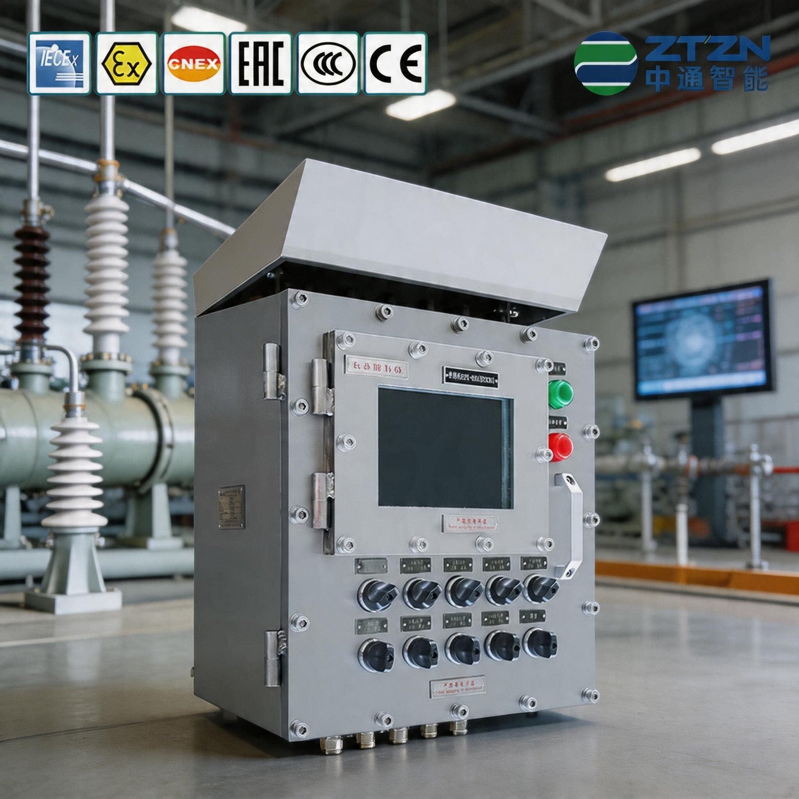 Explosion-Proof Electrical Distribution Box for Gas Stations