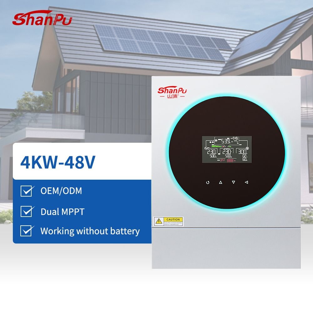 4kW / 6kW MPPT Hybrid Solar Inverter