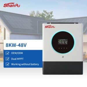 8kW Touchscreen MPPT Hybrid Solar Inverter