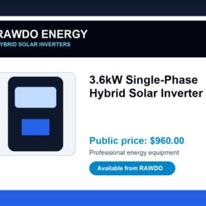 3.6kW Single-Phase Hybrid Solar Inverter