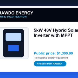 5kW 48V Hybrid Solar Inverter with MPPT