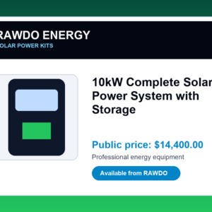 10kW Complete Solar Power System with Storage