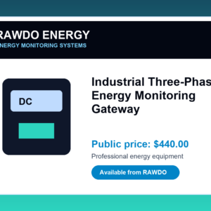 Industrial Three-Phase Energy Monitoring Gateway