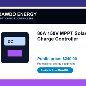 80A 150V MPPT Solar Charge Controller