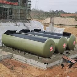 Outdoor Diesel Fuel Storage Tank